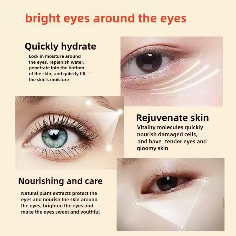 3pcs Triple Pack Black Eye Circle Essence Oil Retinol Firming Wrinkle Care Solution - Image 2