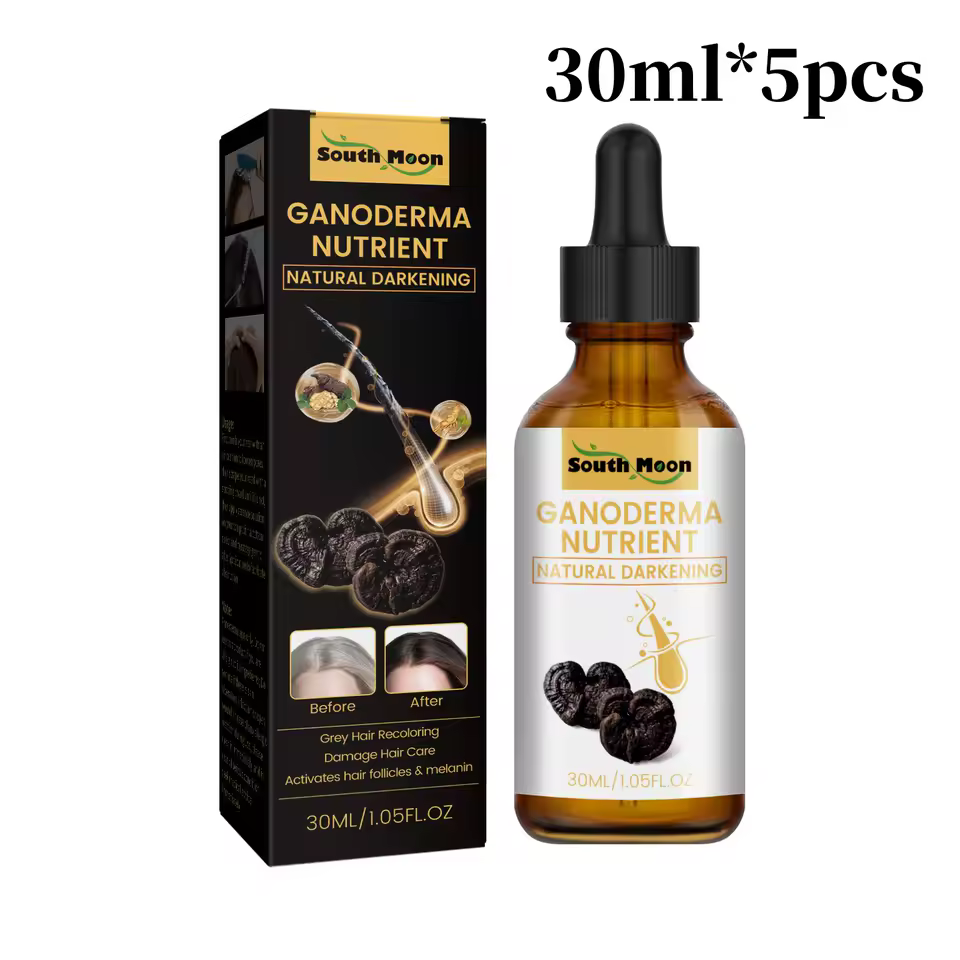 Black Ganoderma Hair Liquid Clean Scalp Dirt Follicles Care