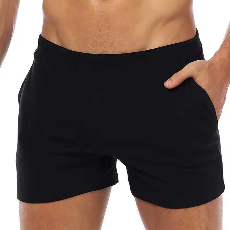 2PCS Cotton Pouch Boxershorts Sleep Men Underpants Panties With Pocket