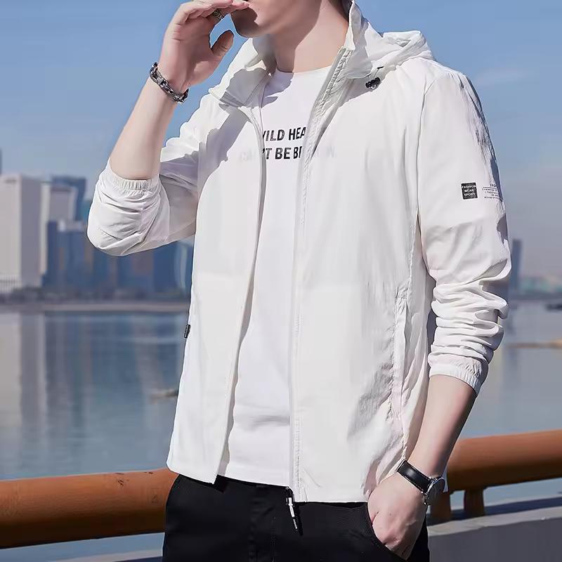 Breathable Sunscreen Clothing Ultra-Thin Ice Silk Fishing Skin Quick-Dry Loose Jacket