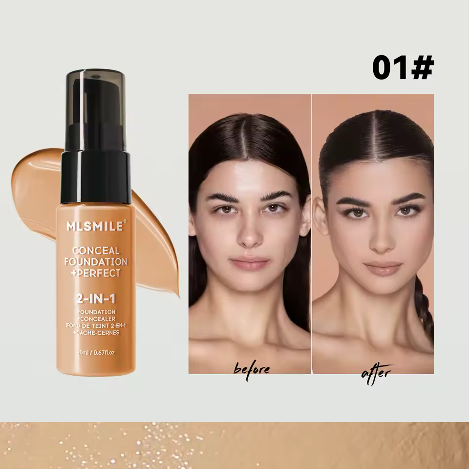 Brightens High Quality Professional Makeup Efficient Waterproof Matte Face Foundation