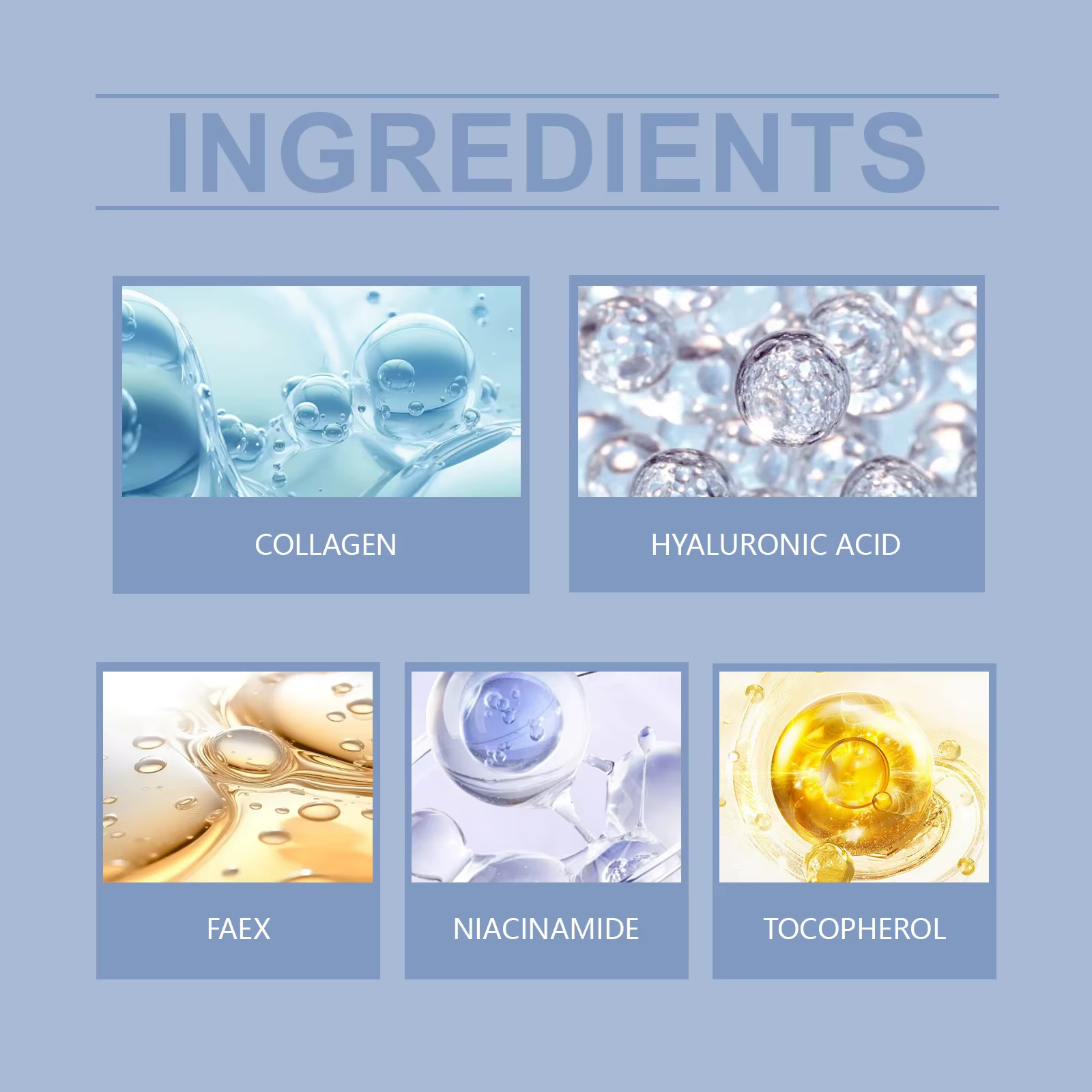 Brightens Skin Tone And Tightens Skin With Hyaluronic Collagen Hydrating Facial Mask - Image 7