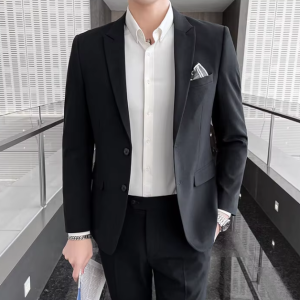 Business Casual Single Breasted Wedding Trend Two-piece Set