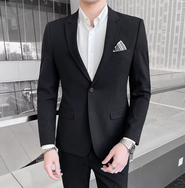 Business Casual Single Breasted Wedding Trend Two-piece Set - Image 2