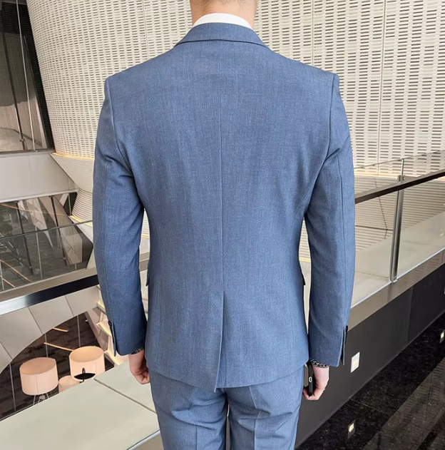 Business Casual Single Breasted Wedding Trend Two-piece Set - Image 7