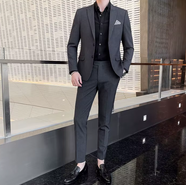 Business Casual Single Breasted Wedding Trend Two-piece Set - Image 8