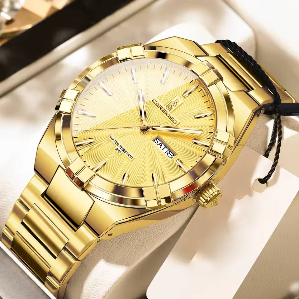 Stainless Steel Business Waterproof Luminous Quartz Men's Watches