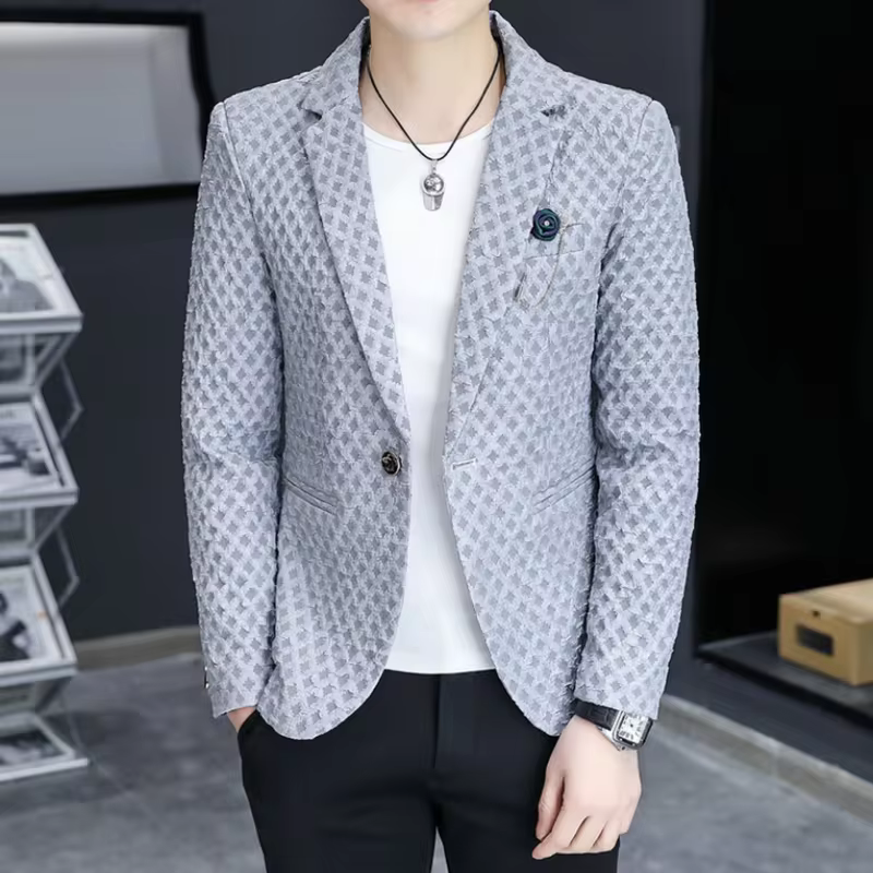 Business Style Single Breasted Leisure Banquet Shopping Slim-fit Blazer - Image 2