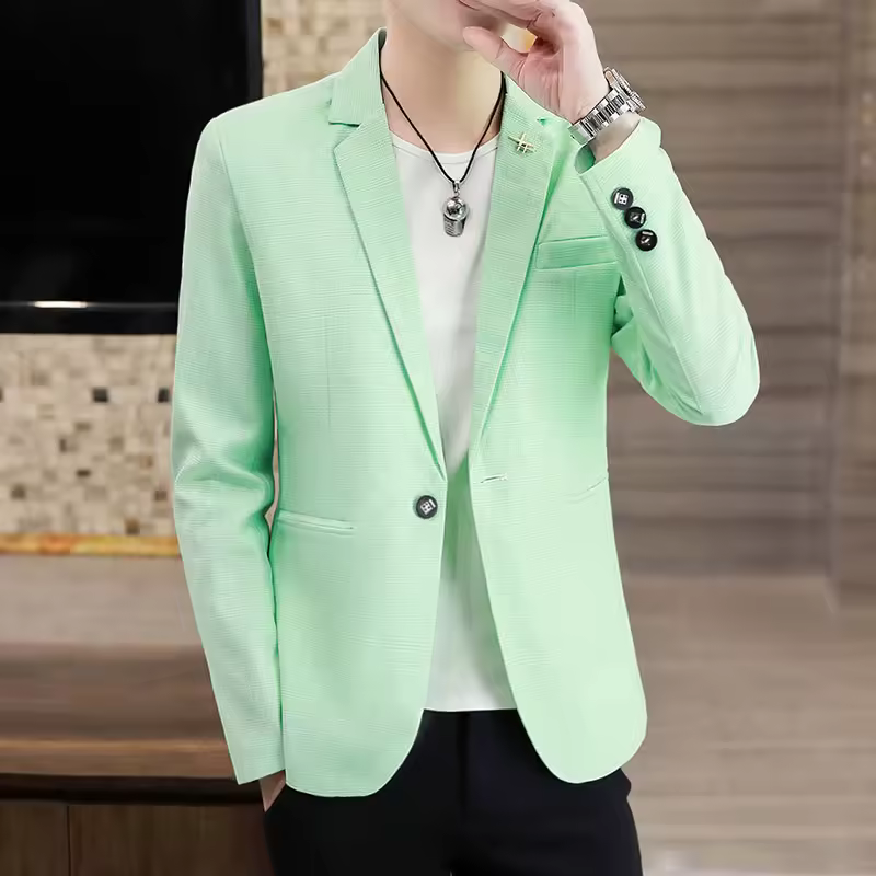 Business Style Single Breasted All-in-one Sports Work Gentleman Blazer