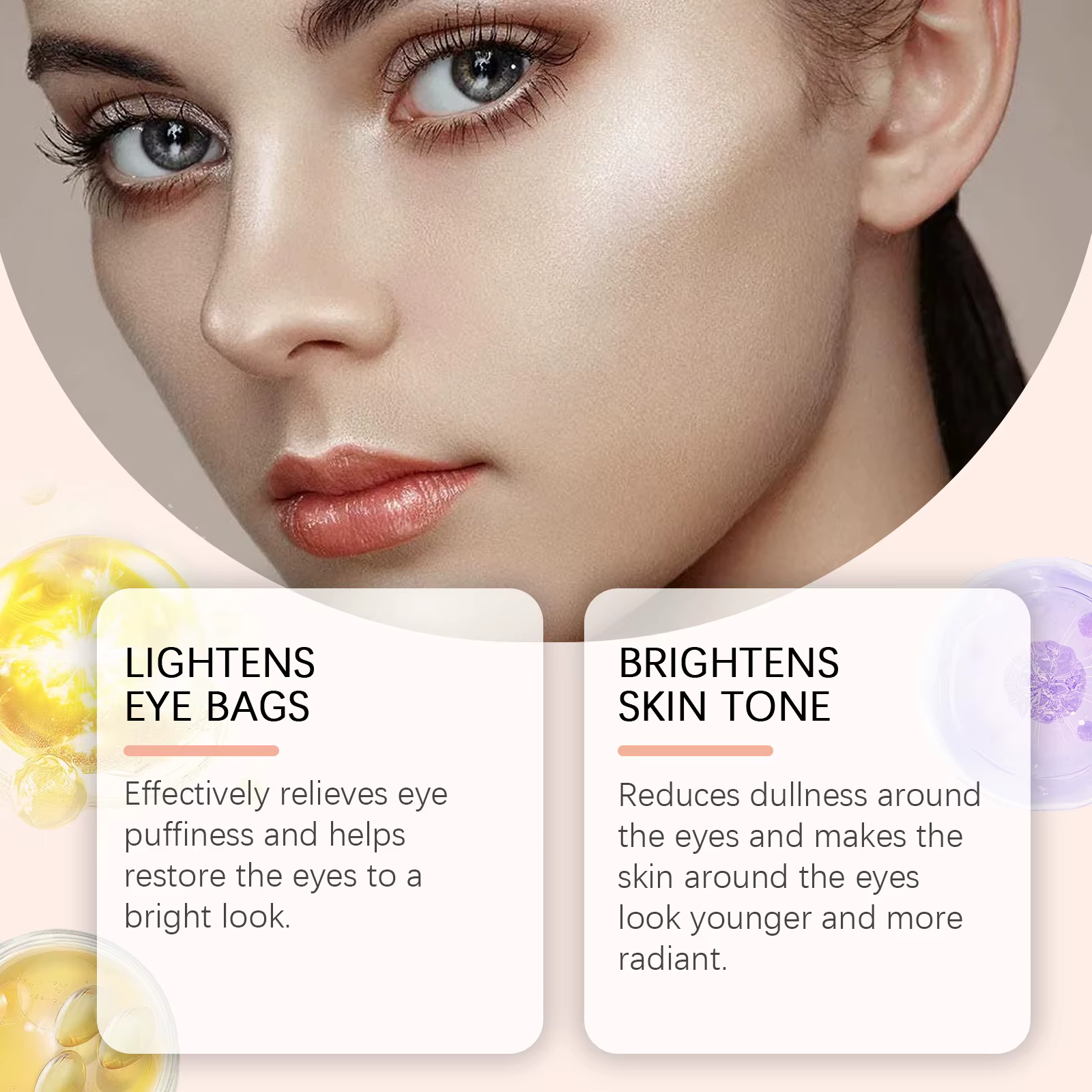 Caffeine Eye Mask Anti Dark Circles Puffyness Firming Lifting Fade Fine Lines Eyes Patche - Image 3