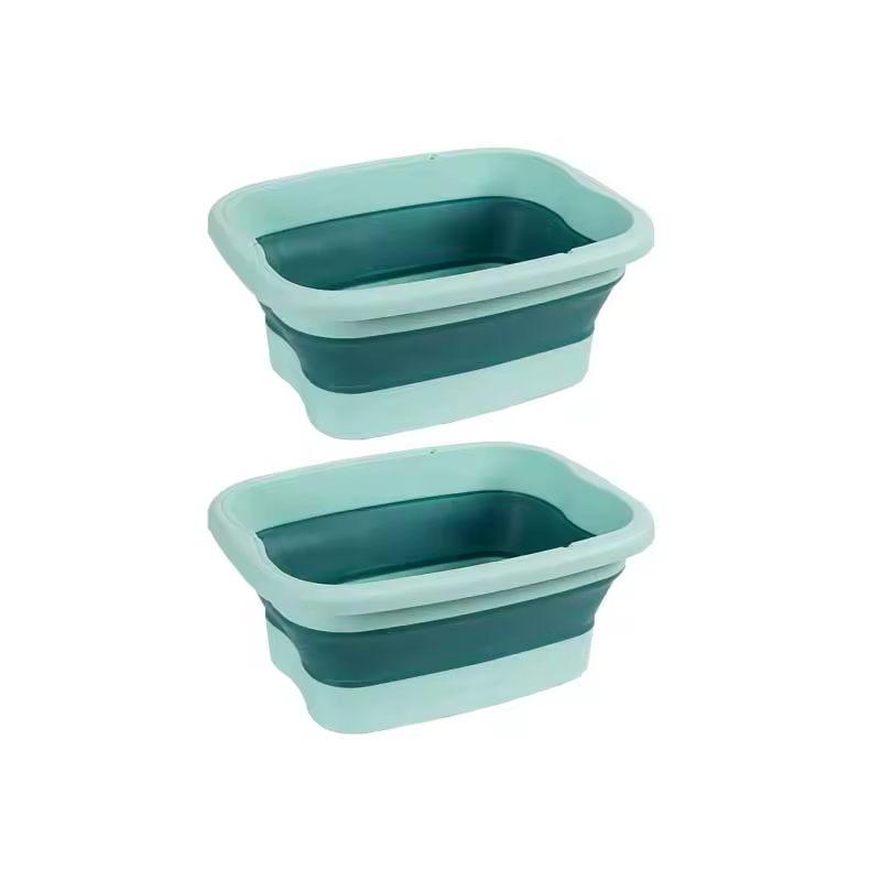 Foldable Water Bucket Bucket Portable Massage Foot Bath 2 Piece Foot Soaking