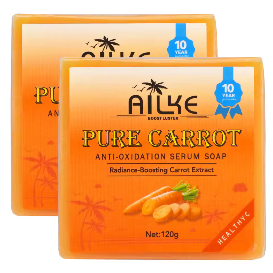 Carrot, Vitamin C&E, Cleaning And Moisturizing, Smooth and Soft Skin, Brightening Soap
