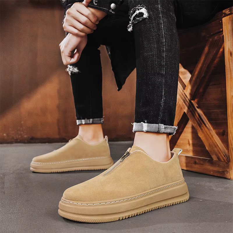 Casual Breathable Board Versatile Loafers Round Toe Shoes - Image 4