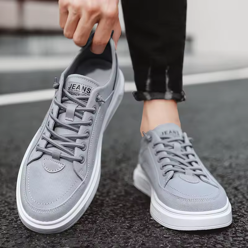 Casual Canvas Comfortable Breathable Odor Proof Lightweight Shoes - Image 5