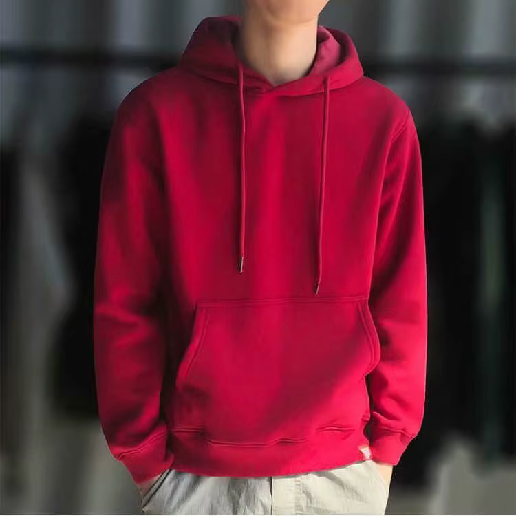 Casual Comfortable Street Wear Color Men Hooded Sweatshirt - Image 6