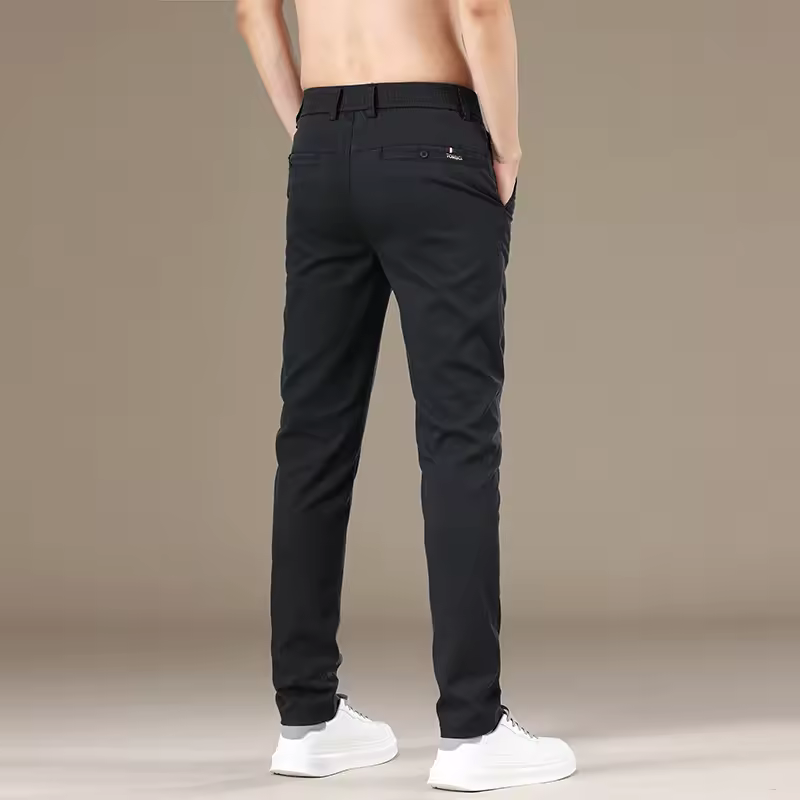 Casual Hight Quality Slim Business Style Elastic Soft Trousers - Image 5