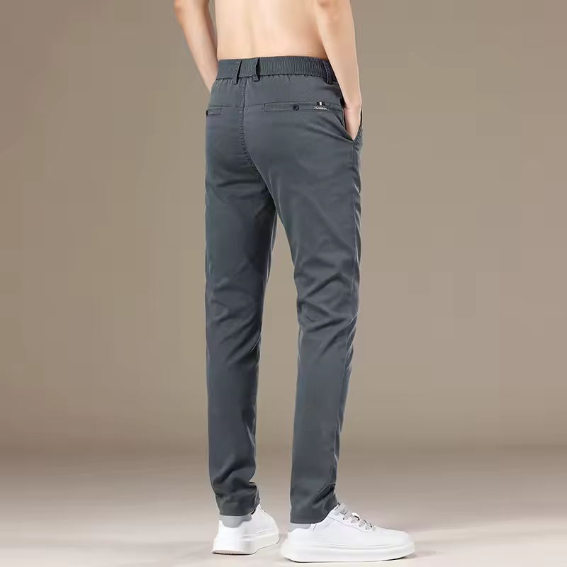 Casual Hight Quality Slim Business Style Elastic Soft Trousers - Image 3