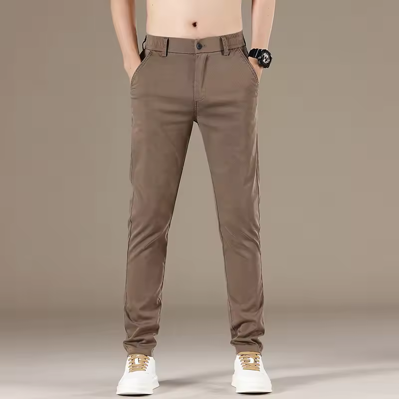 Casual Hight Quality Slim Business Style Elastic Soft Trousers - Image 6
