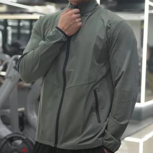 Casual Jogging Outdoor Stand-up Collar Fitness Running Gym Outerwear Loose Jacket