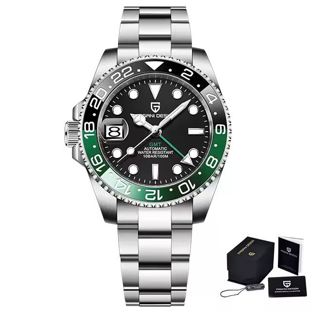 Casual Sapphire Automatic Mechanical Watch 40MM V3 Version GMT Waterproof Watch - Image 6