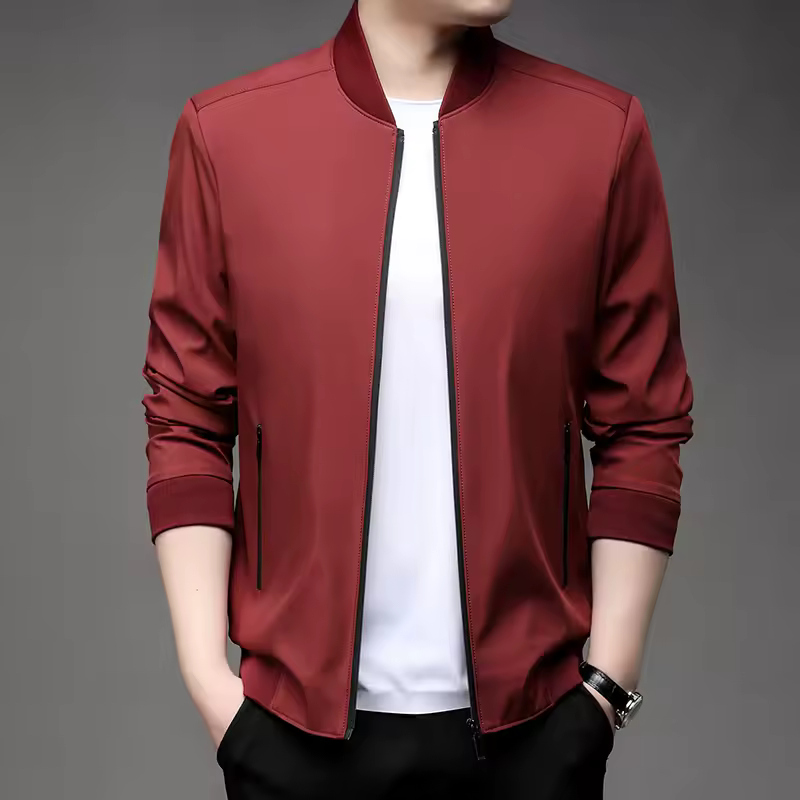 Casual Slim Collar Cotton Washed Overcoat Outer Wear Jackets - Image 3