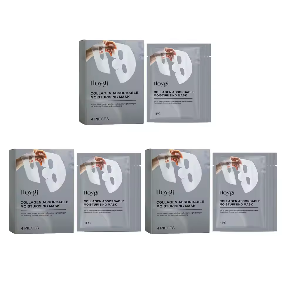 Smoothing Hydrating Collagen Absorbable Overnight Lifting Firm Fade Fine Lines Wrinkle Mask