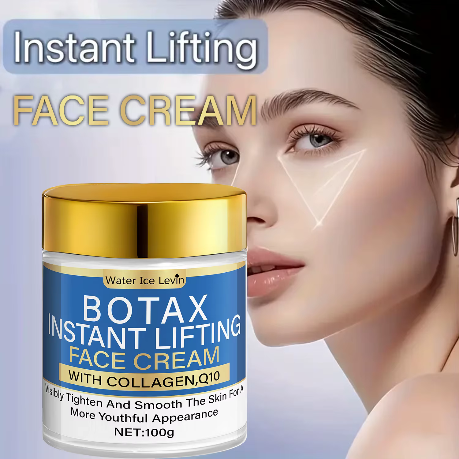 Collagen Visibly Tighter And Smoother Skin Instant Lifting Face Cream