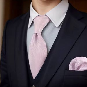 Colorful Fashion Extra Long 160cm 63" Men Neckties Pocket Square Set