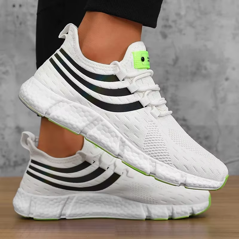 Man Running Breathable Comfortable Fashion Walking Sneakers - Image 4