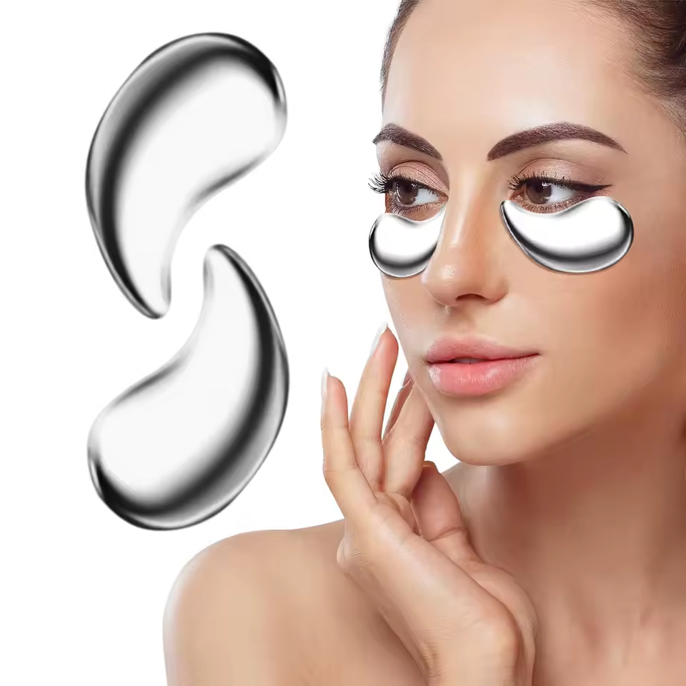 Cooling Eye Pad for Puffy Eyes Unbreakable Stainless Steel Eye Mask