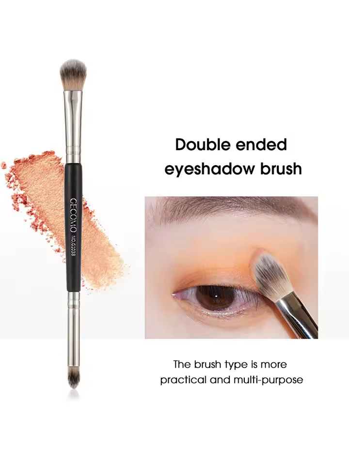 Double-Headed Painting Novice Soft Hair Does Not Eat Powder Natural Dizzy Dye Easy Eyeshadow Brush