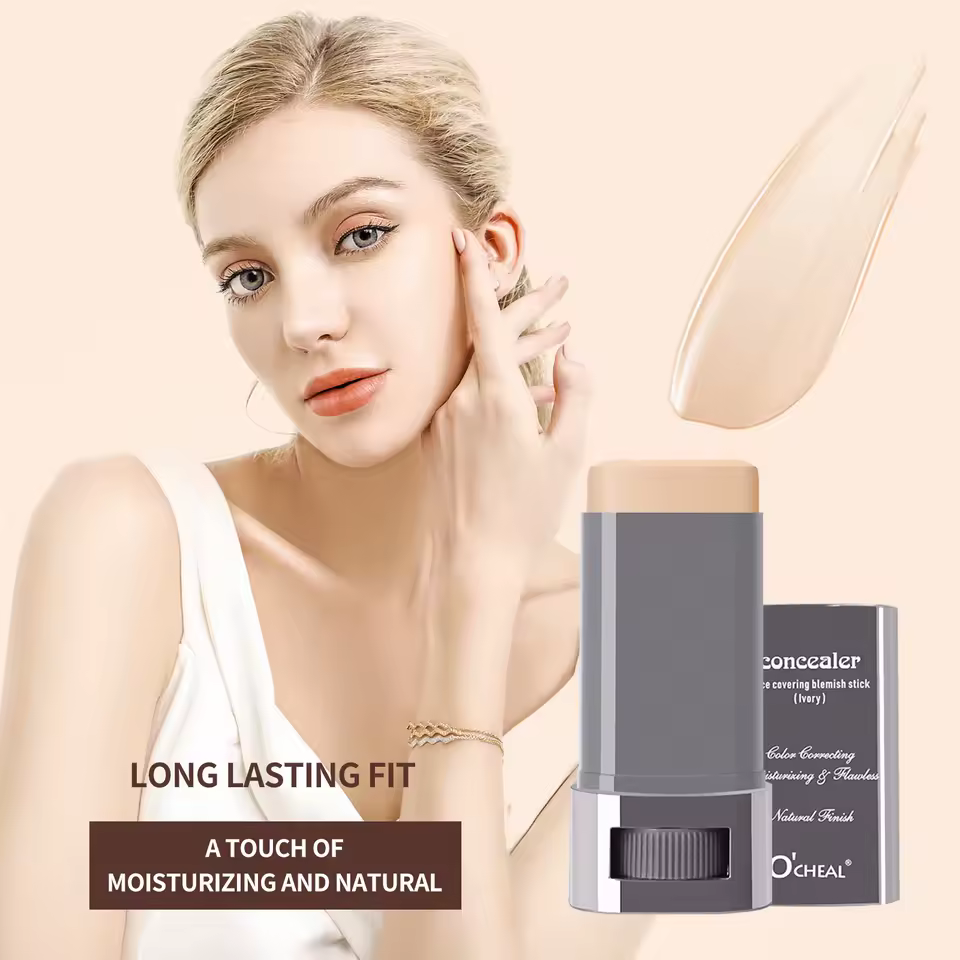 Face Foundation Contour Stick Long-wear Lightweight Brighten Stick Face Beauty Makeup