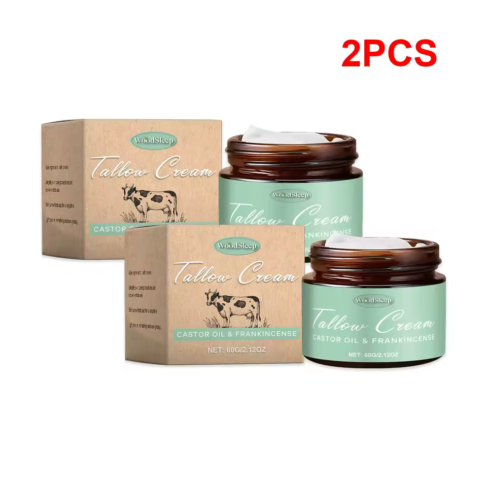 Soften Dry Rough Skin Fed Pure Beef Tallow Balm Whipped Beef Tallow Moisturizer Cream