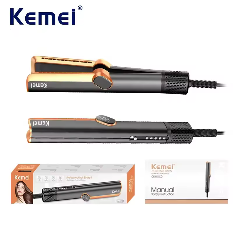 Flat Iron Dries and Straightens Simultaneously From Wet To Dry Hair Styling Tools - Image 7