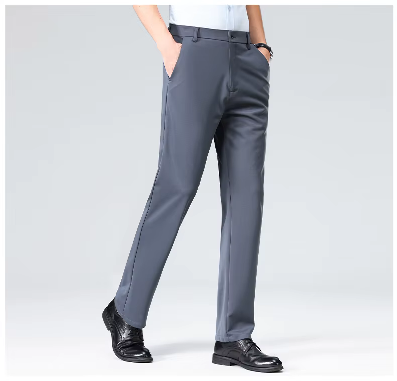 Formal Quality Business Work Style Thin Long Trousers - Image 11