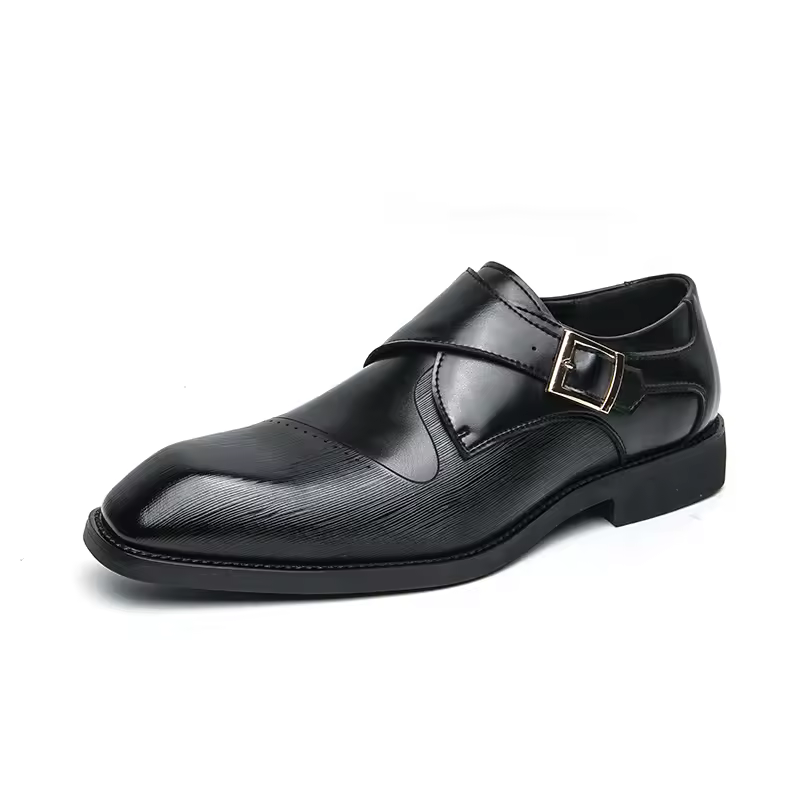 Formal Square-Toed Breathable Versatile Leather Business Style Shoes - Image 7