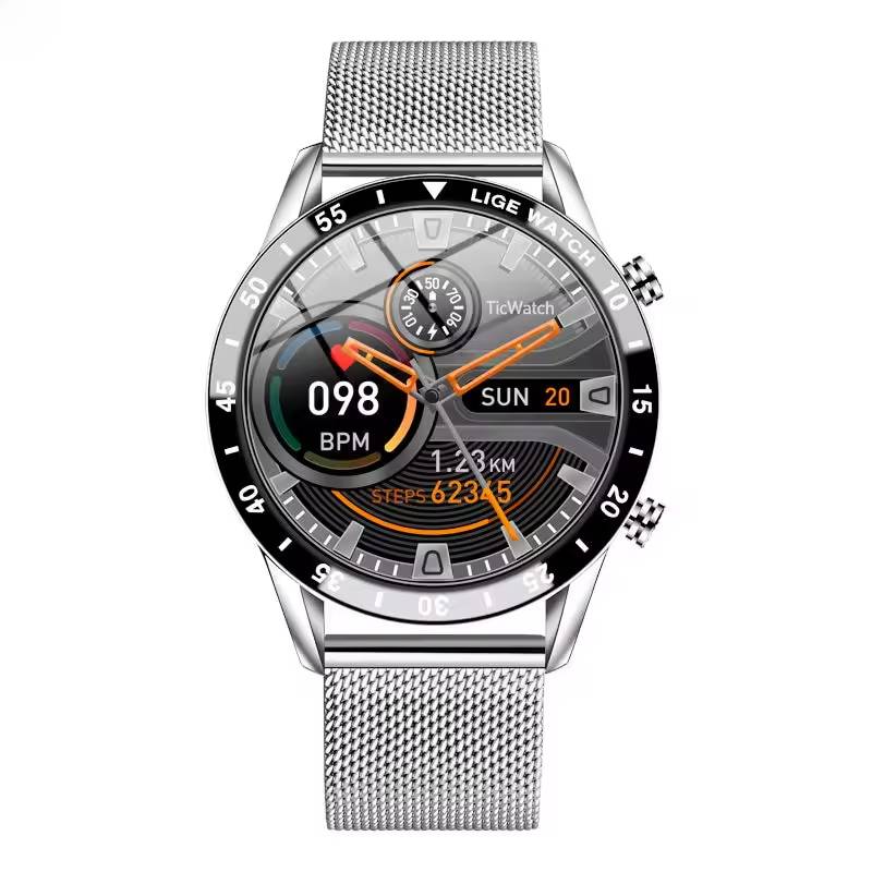 Sport Activity Fitness Full Circle Touch Screen Bluetooth Call Waterproof Watch