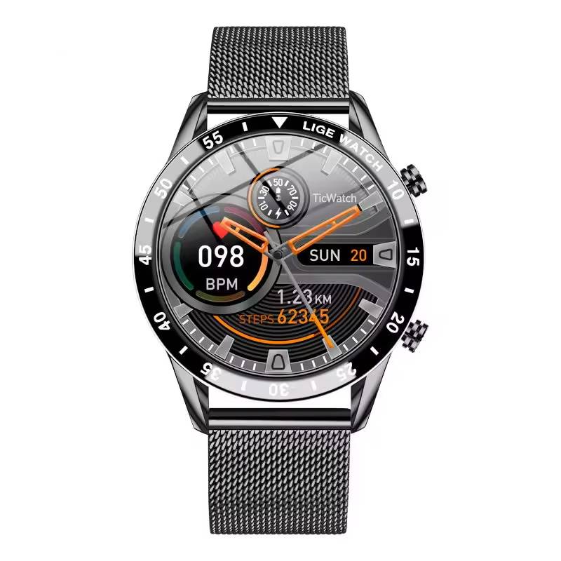 Sport Activity Fitness Full Circle Touch Screen Bluetooth Call Waterproof Watch - Image 2