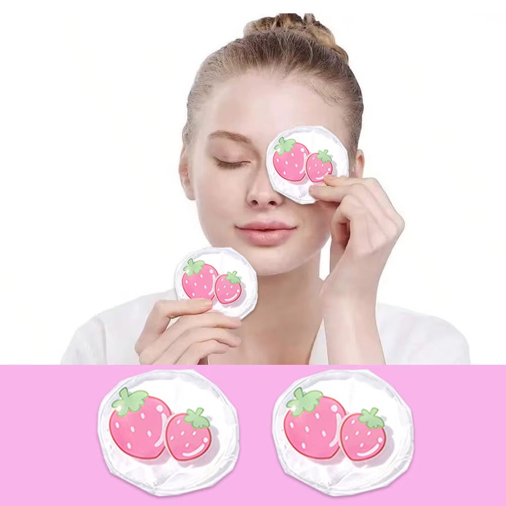 Gel Ice Pack Reusable Cooling Eye Pads and Under Eye Patches