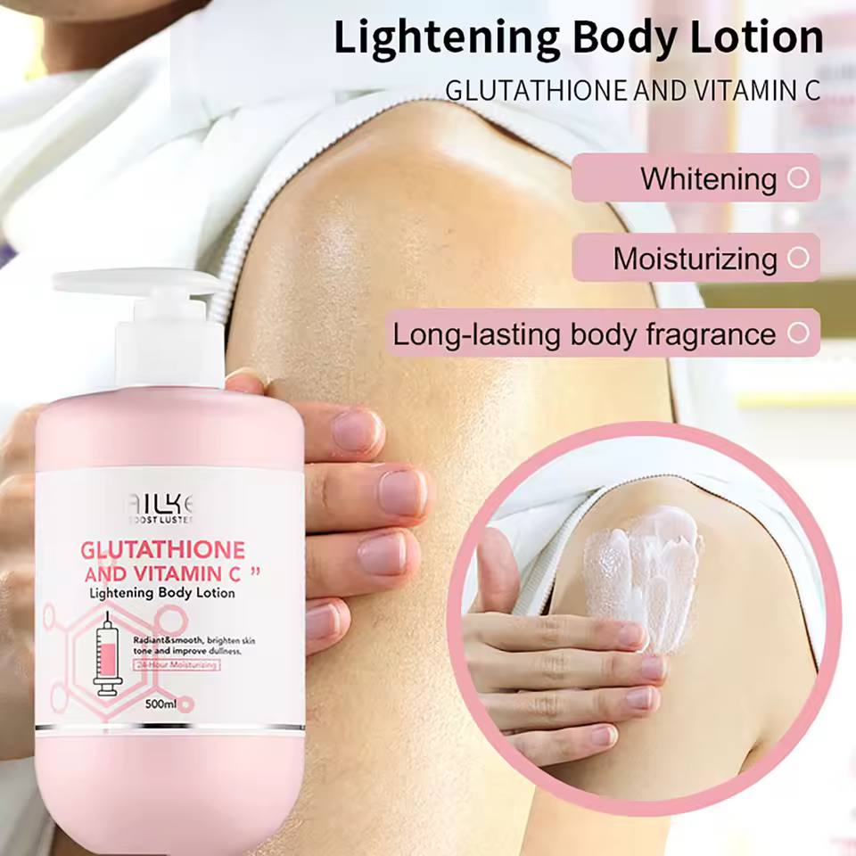 Glutathione Brightening Body Lotion & Vitamin C Lightening, Neck, Elbows, Armpits, Legs, Glowing Cream - Image 2