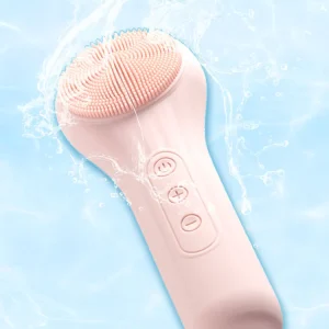 Waterproof Facial Cleansing Brush Rechargeable Exfoliating Electric Face Scrubber.