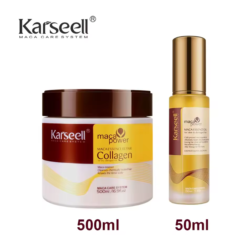 Hair Treatment Deep Repair Oil Hair Serum And Hair Mask Dry Damaged Hair