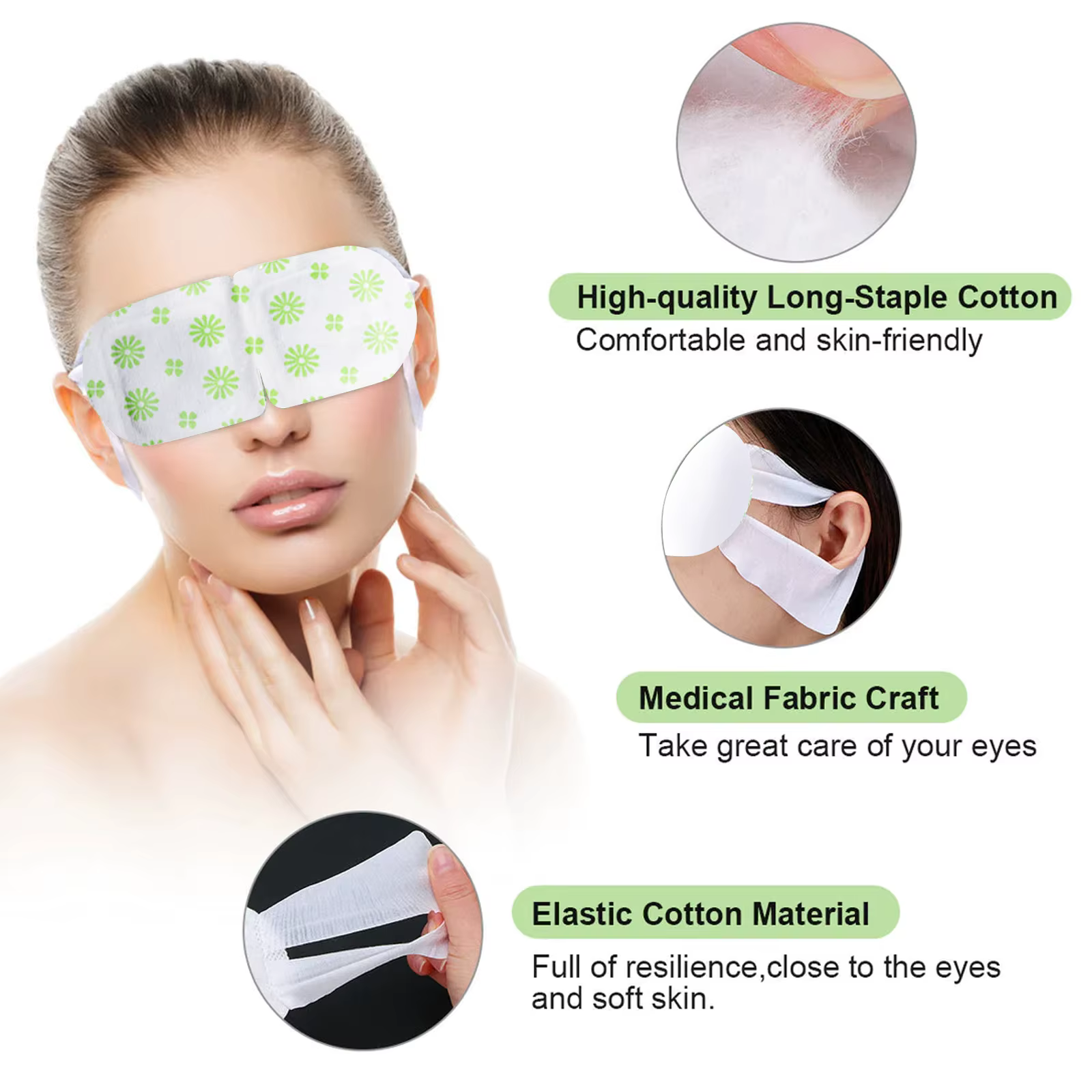 Herbal Steam Eye Mask Relieve Fatigue Soothe Eye Discomfort Fade Dark Circles Eye Mask - Image 3
