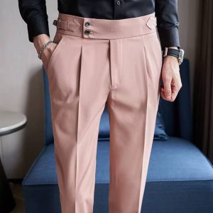 High-waisted Casual Pants Trousers Classic Formal Dress Pants