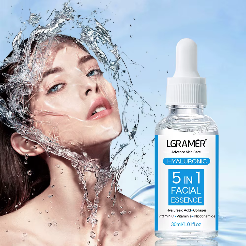 Hyaluronic Acid Facial Essence Deeply Moisturizes and Brightens Skin Tone Face Serum