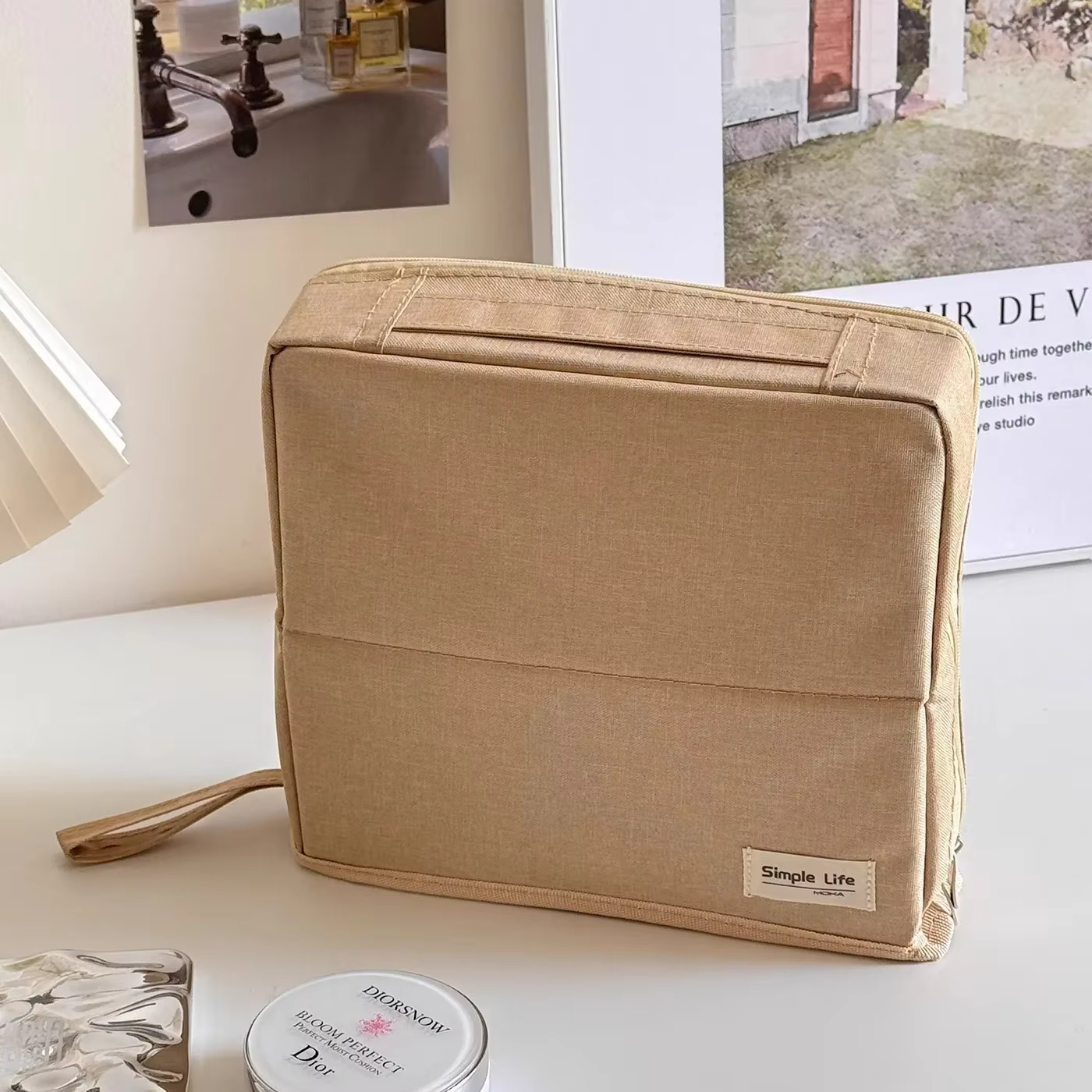 Large Capacity Multi-functional Makeup Brush Holer Travel Comestics Storage Bag