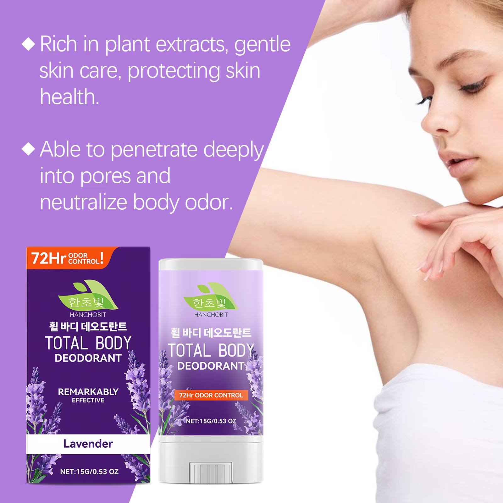 Lasting Anti Odor Armpit Sweat Removal Charming Attraction Organic Deodorant