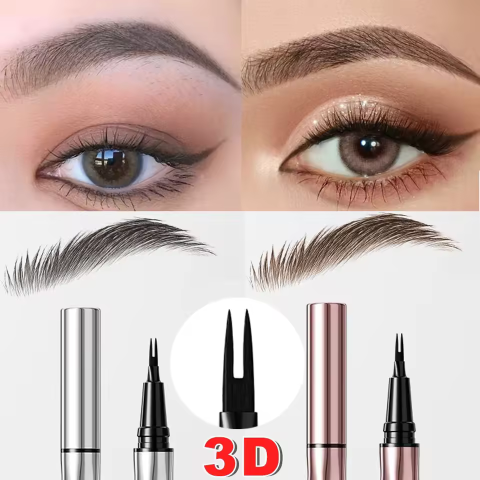 Long Lasting Easy To Grip Eyebrow Tattoo 2Point Wild Eyebrow Pencil - Image 3