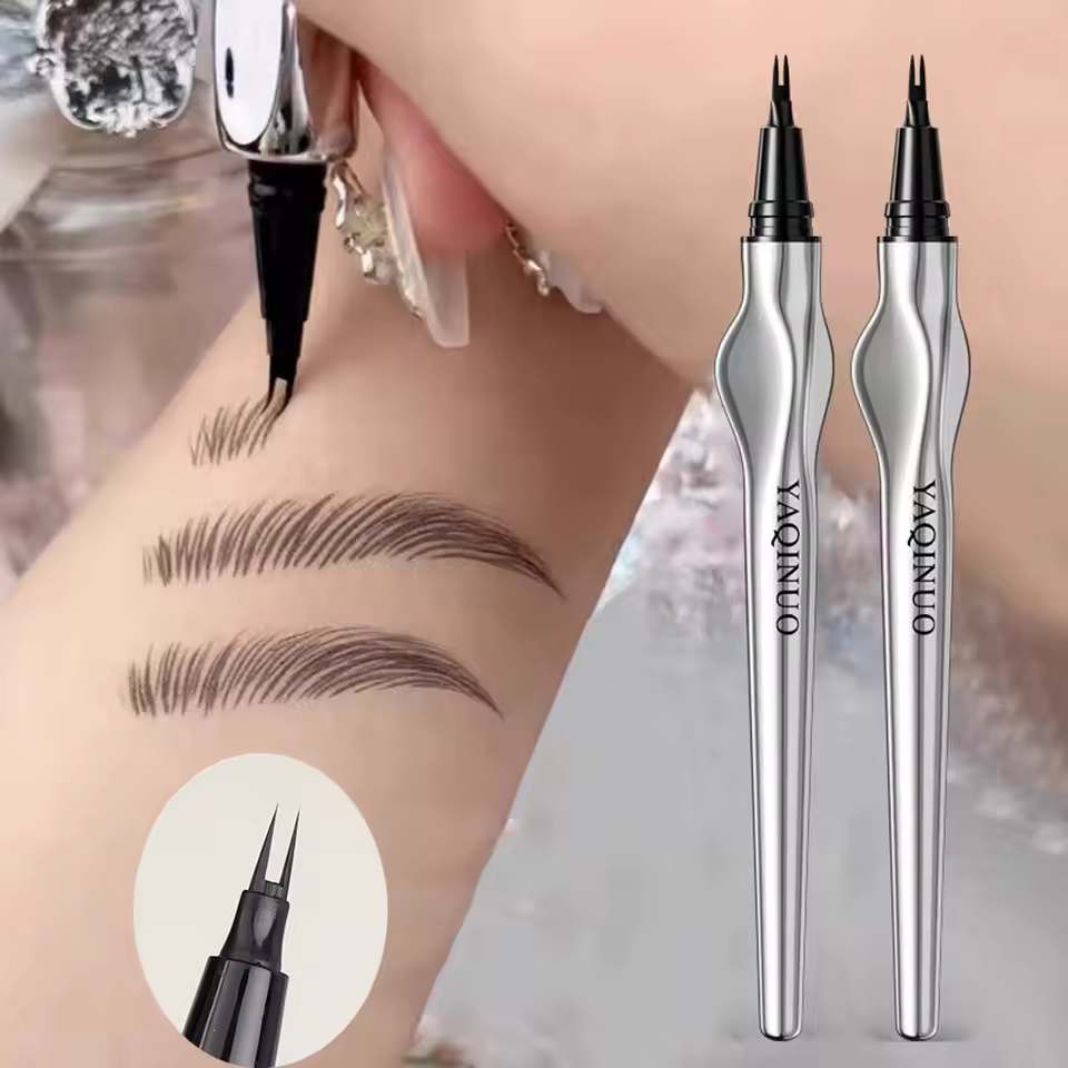 Long Lasting Easy To Grip Eyebrow Tattoo 2Point Wild Eyebrow Pencil - Image 2