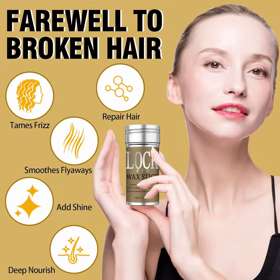 Long Lasting Control Broken Frizz Flyaway Styling Wax for Natural Wigs